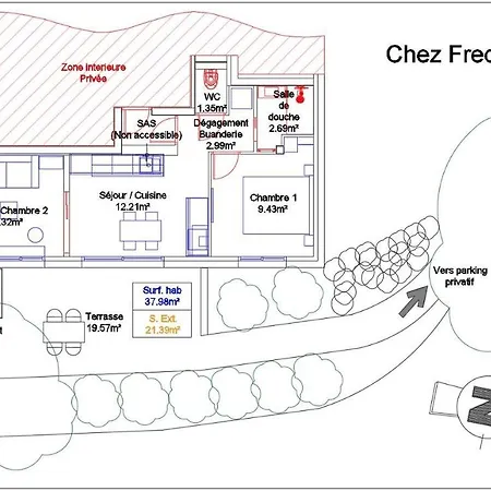 منزل للإقامة Chez Fred Et Marie فيغاري