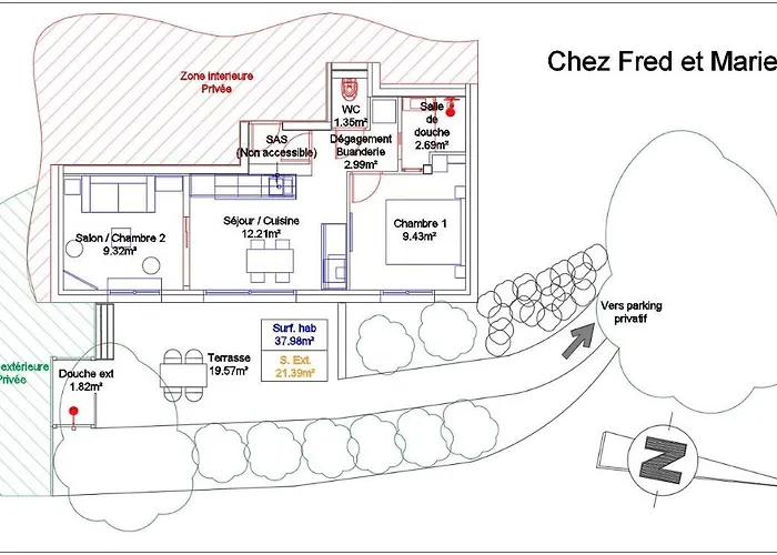 Accommodatie bij particulieren Chez Fred Et Marie Figari (Corsica)